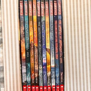 Scholastic book series: I survived, 10 books. Only read one time.